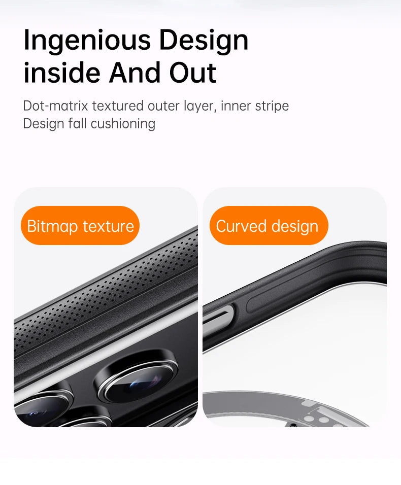 Transparent Magnetic Case for iPhone 17