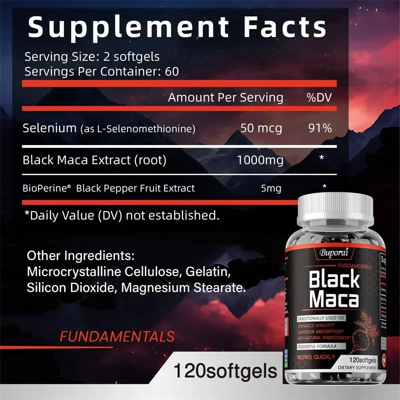 Black Maca Supplement