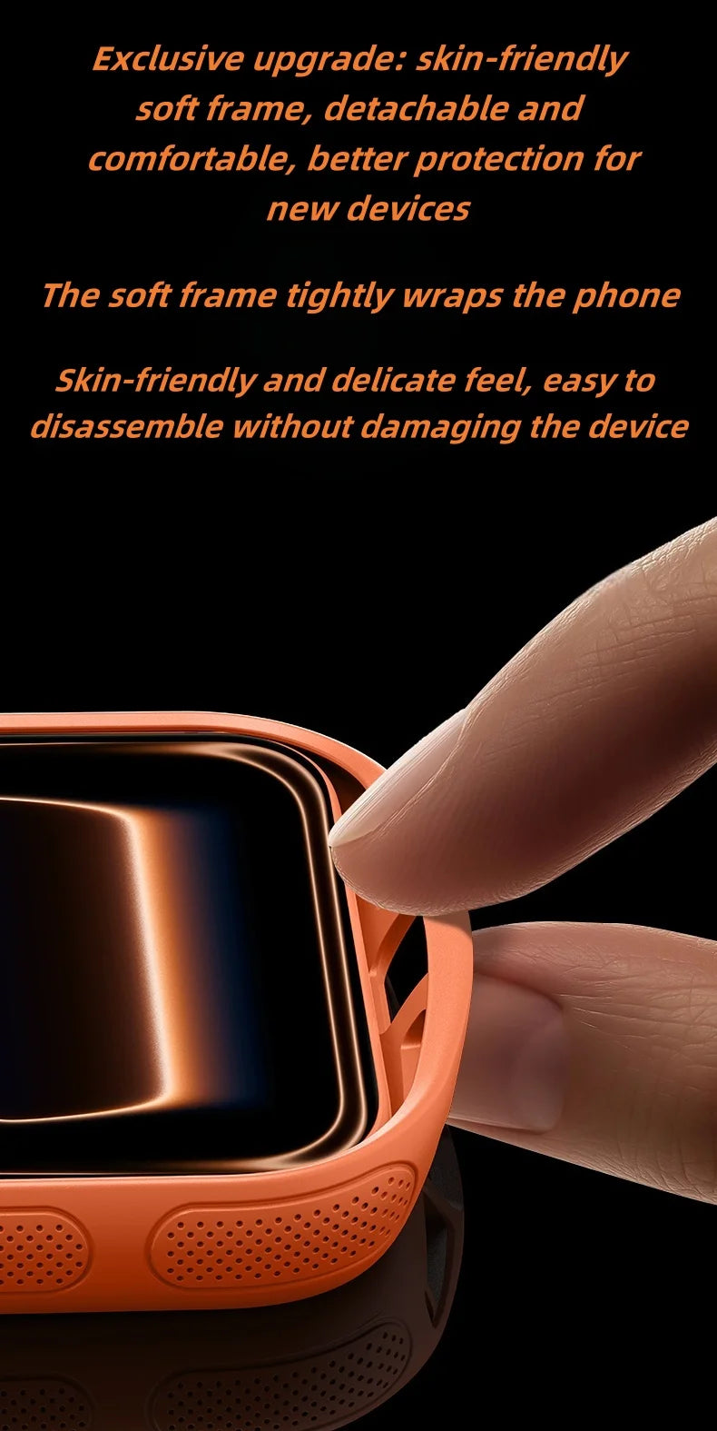 iPhone 17 Pro Max MagSafe phone case with 360°