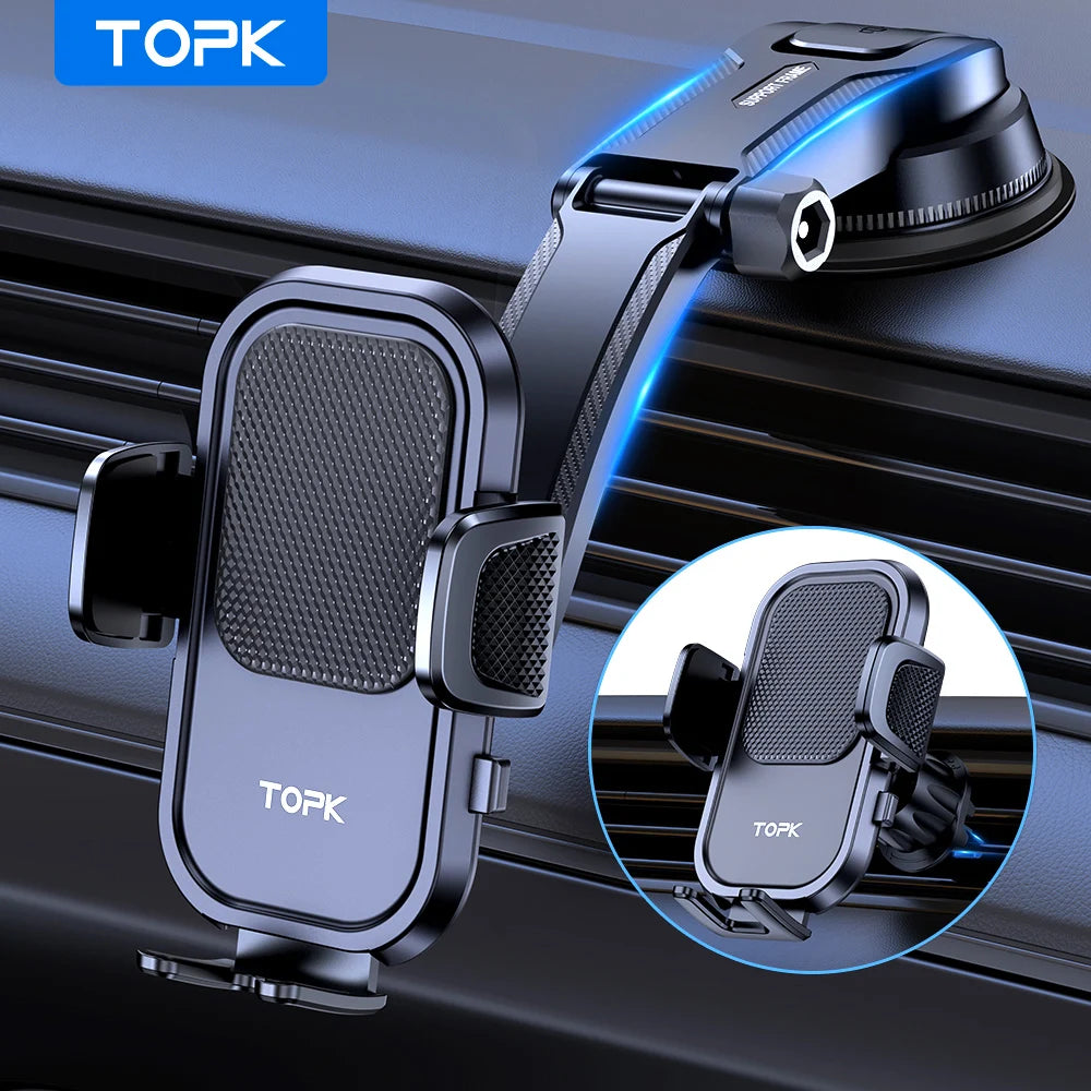 Car Phone Holder Mount 2 IN 1