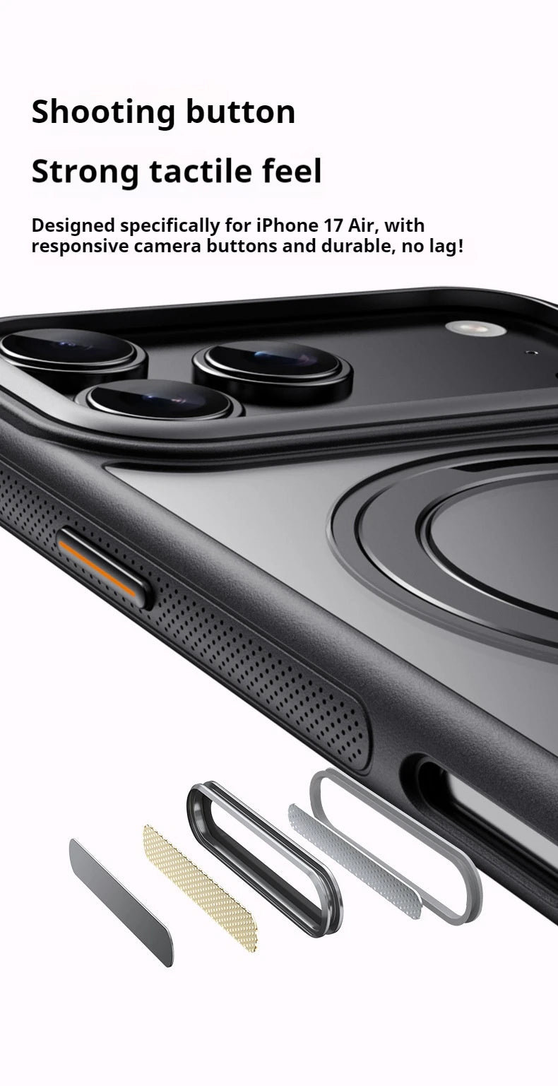 iPhone 17 Pro Max MagSafe phone case with 360°