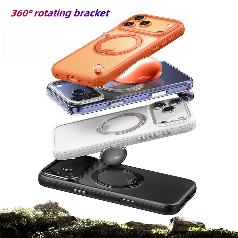 iPhone 17 Pro Max MagSafe phone case with 360°