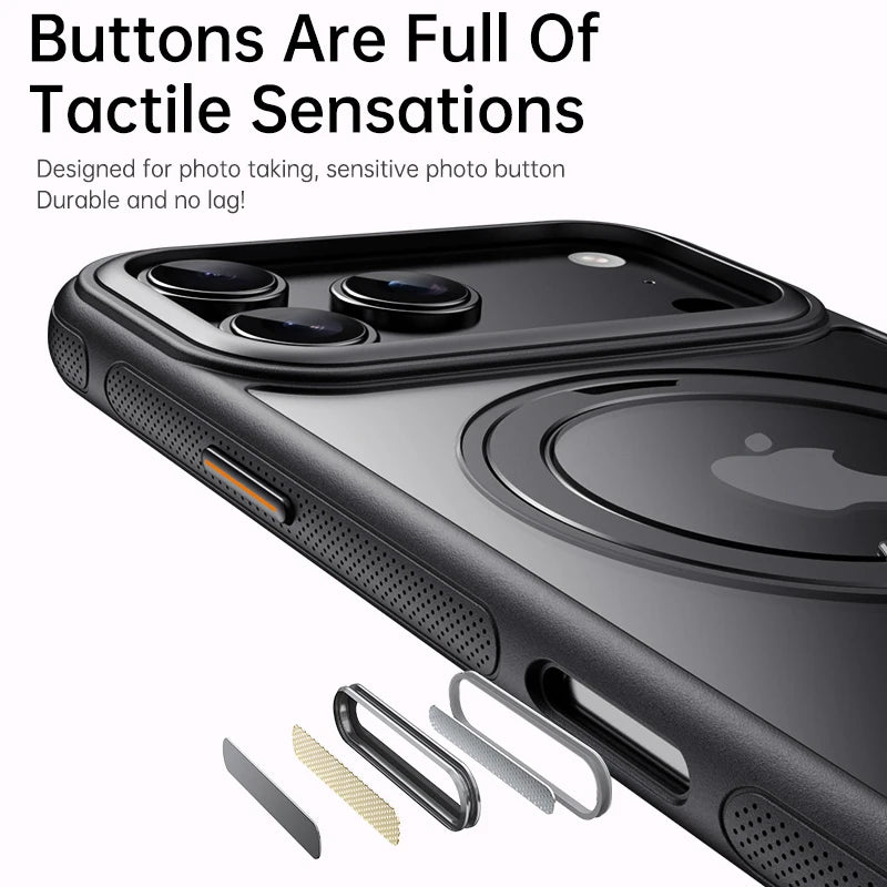 Transparent Magnetic Case for iPhone 17