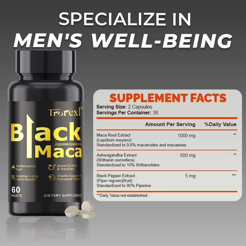Natural Black Maca