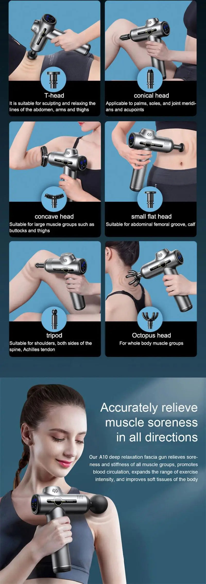 Portable Gun Vibration Massage