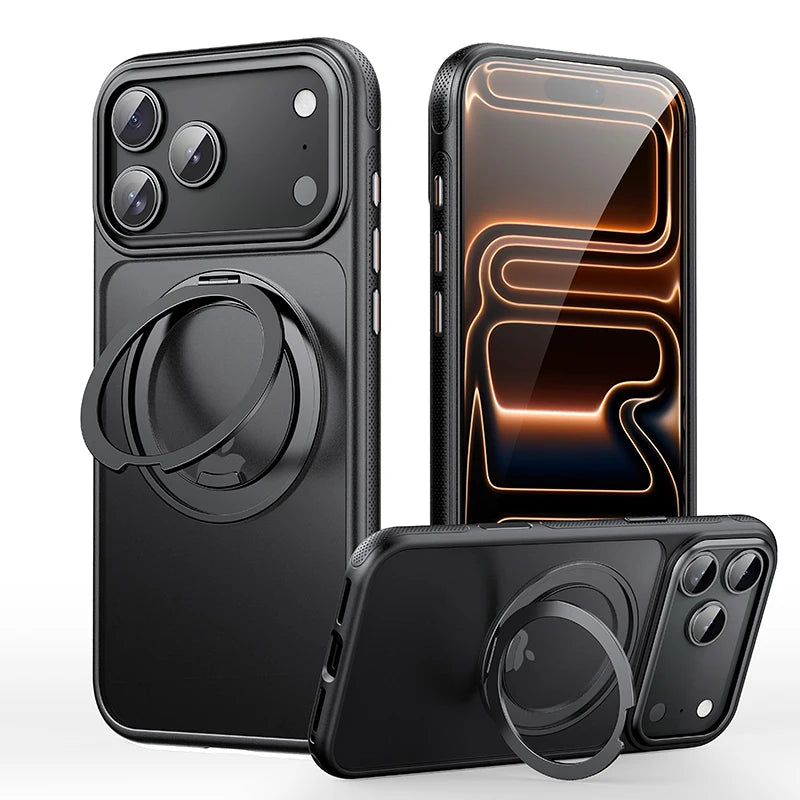 iPhone 17 Pro Max MagSafe phone case with 360°