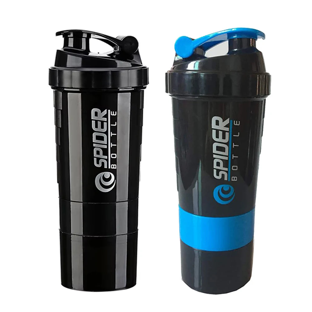 3 Layers Shaker Protein Bottle Powder
