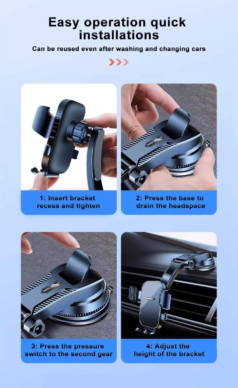 Car Phone Bracket Dashboard