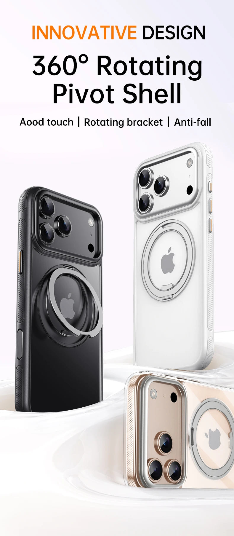 Transparent Magnetic Case for iPhone 17