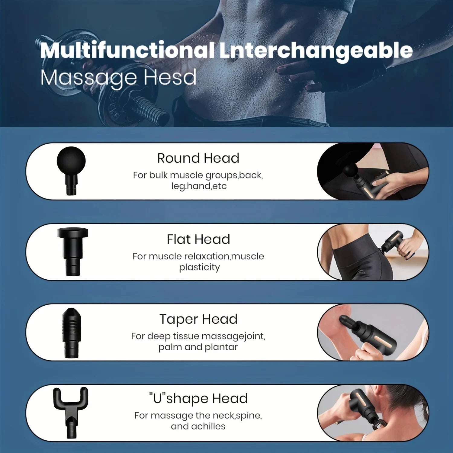 Portable Gun Vibration Massage